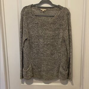 Eileen Fisher Textured Knit Sweater - Gray